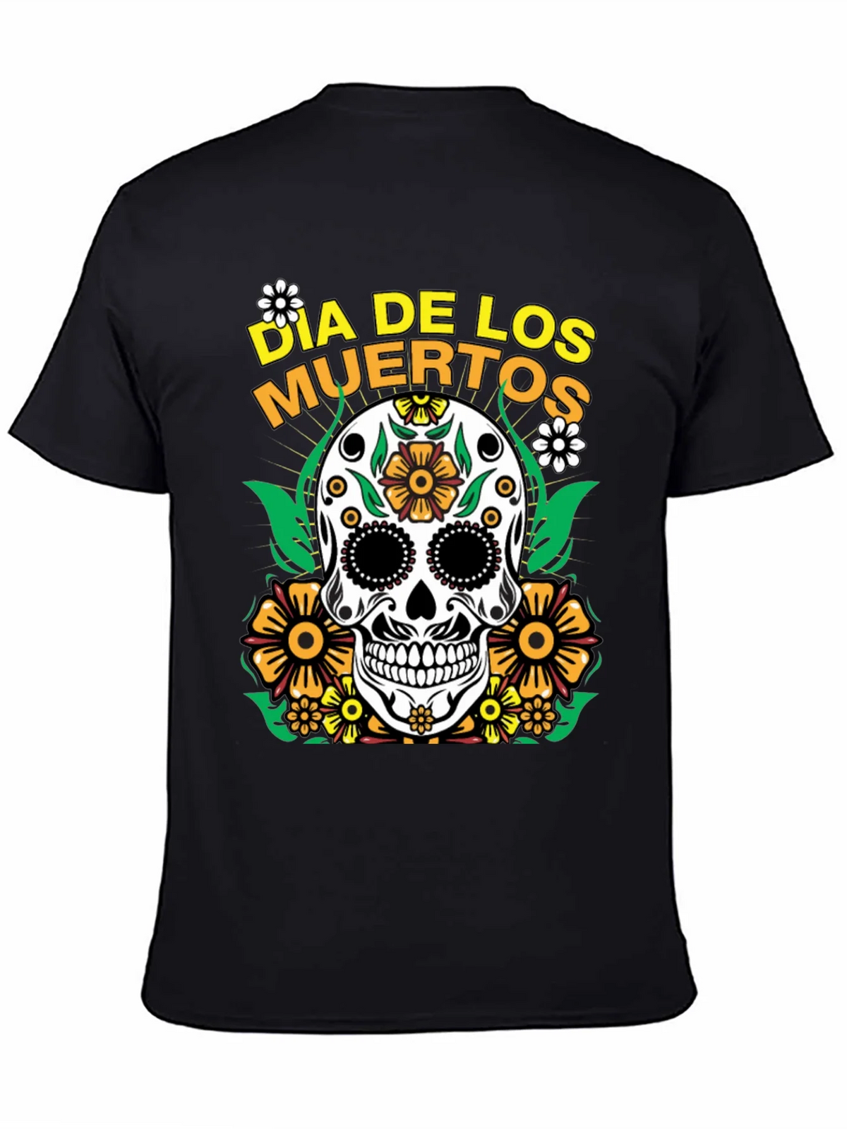 Dia de los Muertos Sugar Skull Graphic Tee product image 4