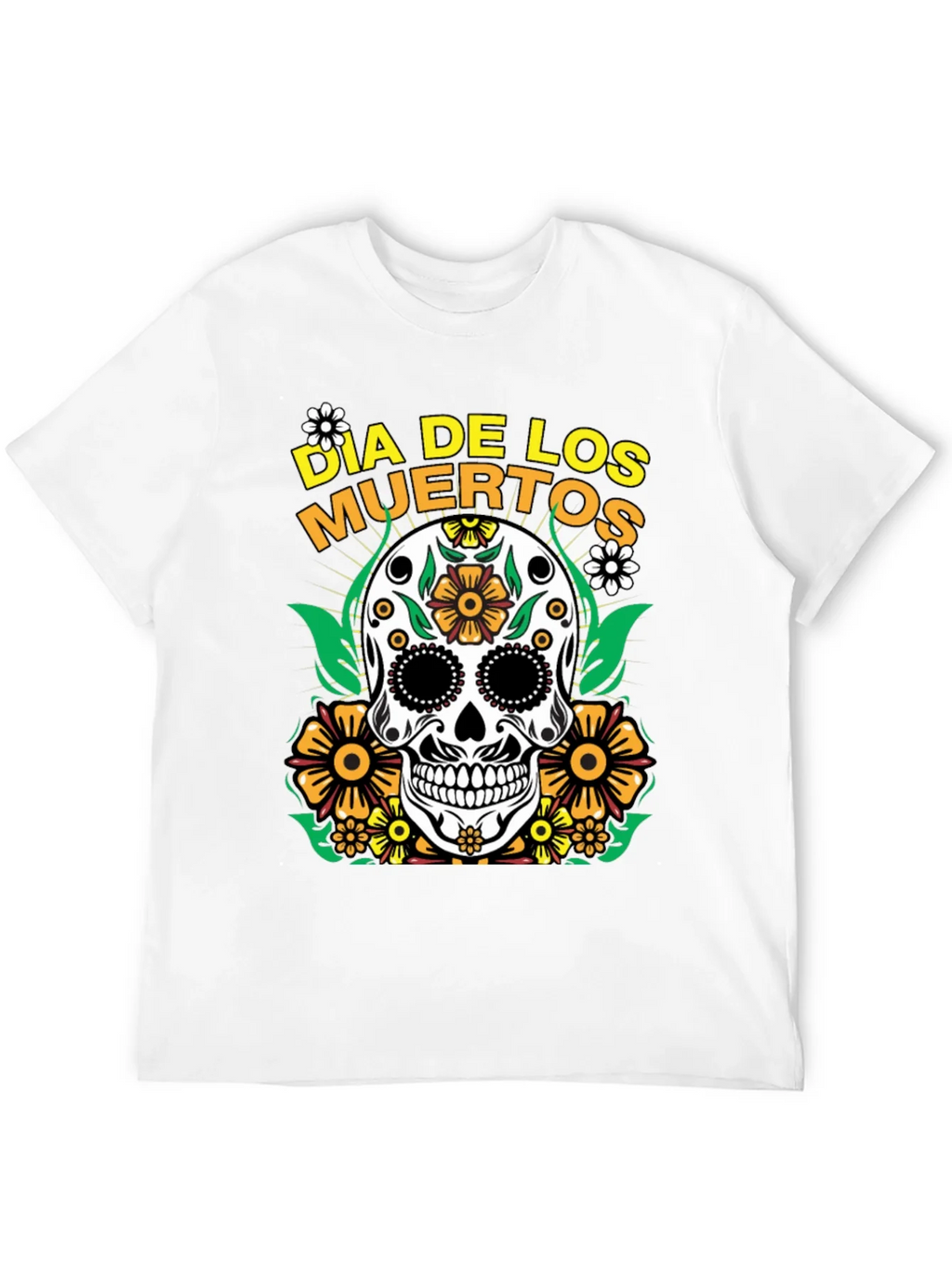 Dia de los Muertos Sugar Skull Graphic Tee product image 11