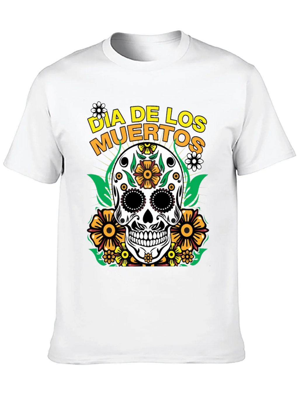 Dia de los Muertos Sugar Skull Graphic Tee product image 9