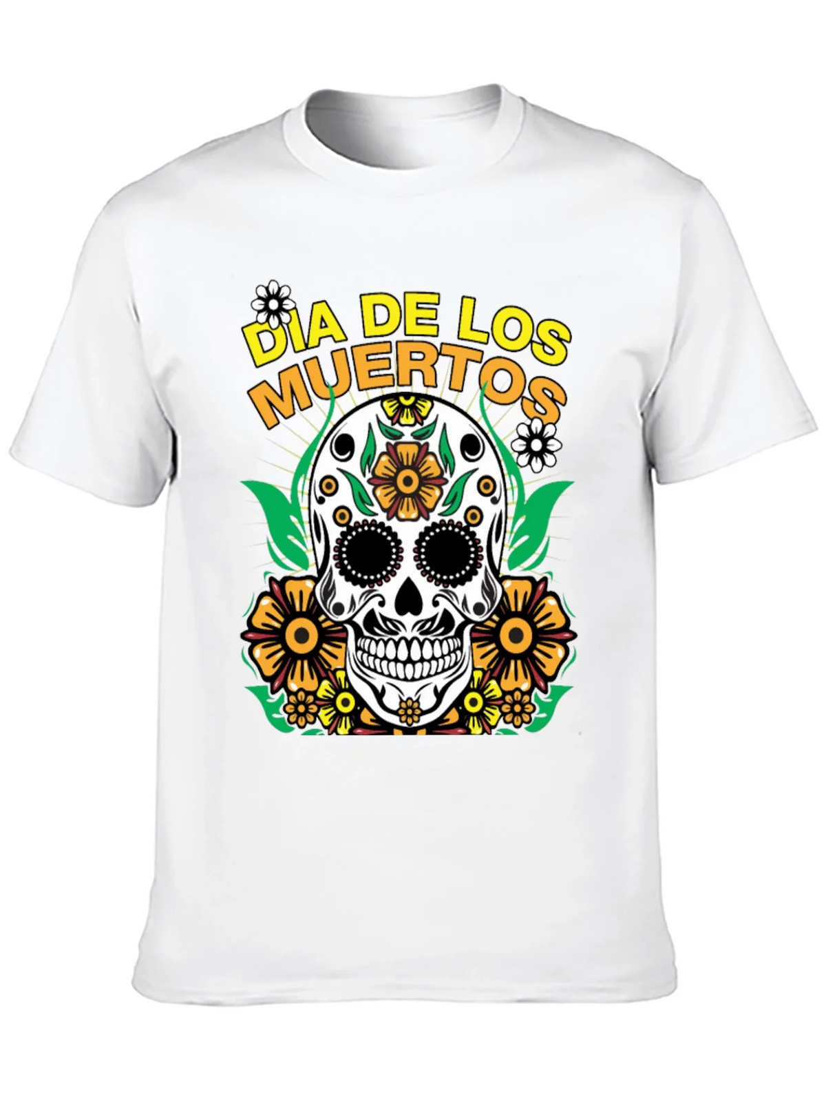 Dia de los Muertos Sugar Skull Graphic Tee product image 9