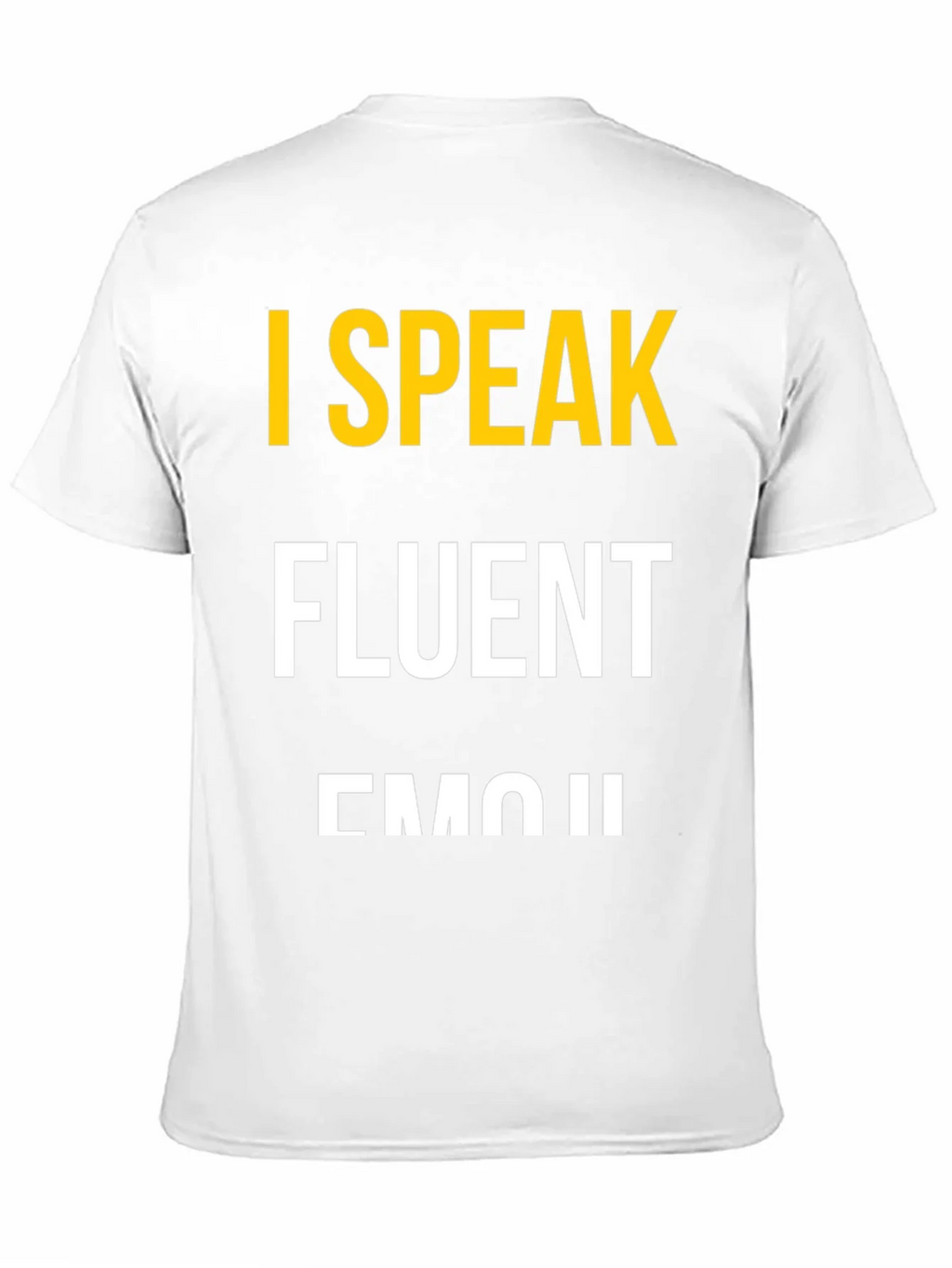 I Speak Fluent Emoji Black Graphic T-Shirt product image 10