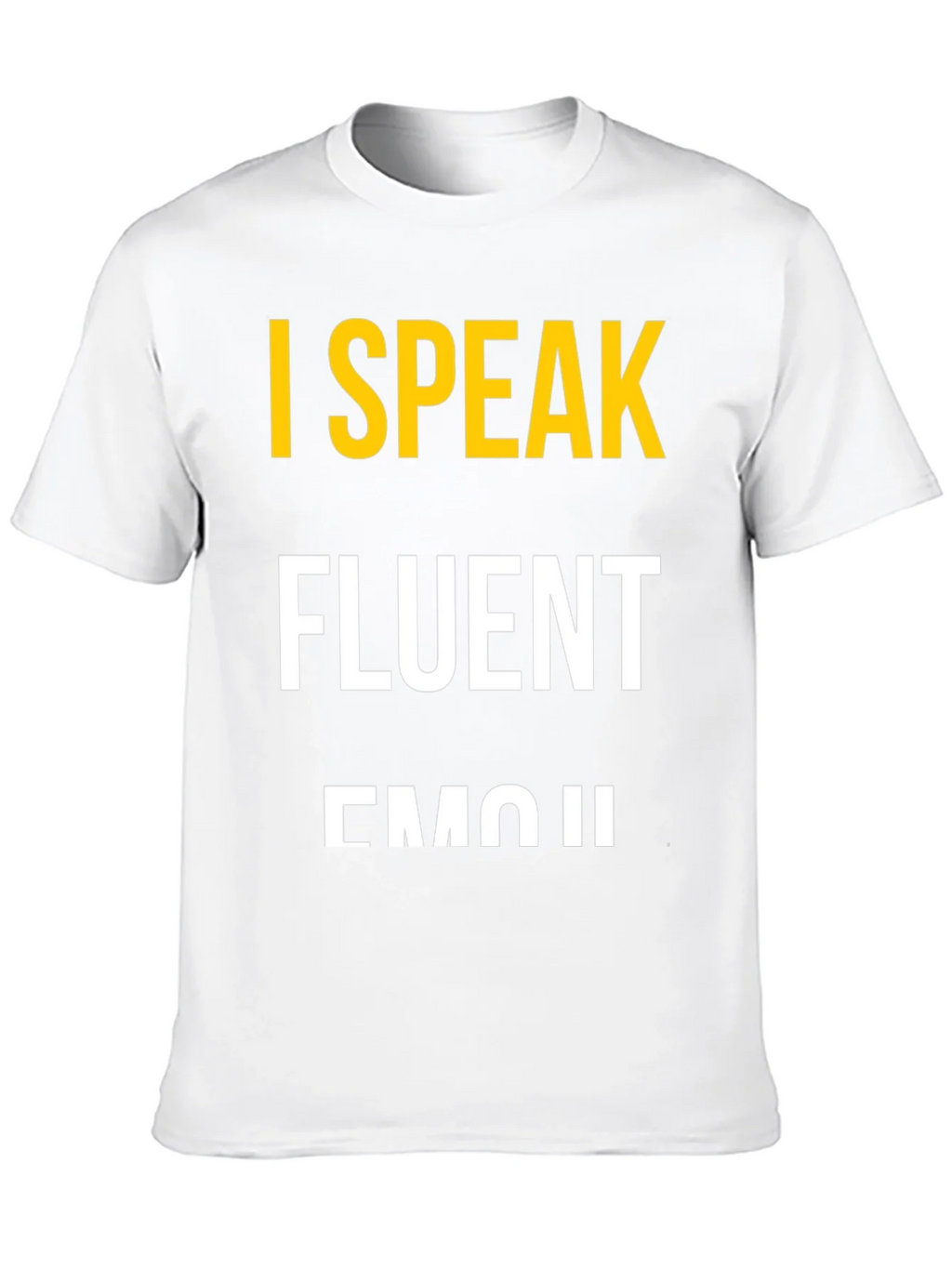 I Speak Fluent Emoji Black Graphic T-Shirt product image 9