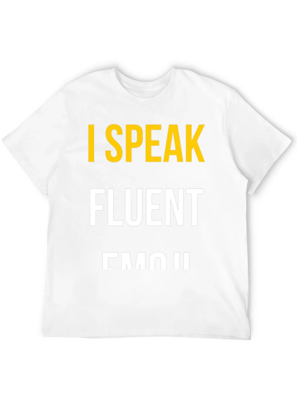 I Speak Fluent Emoji Black Graphic T-Shirt product image 11