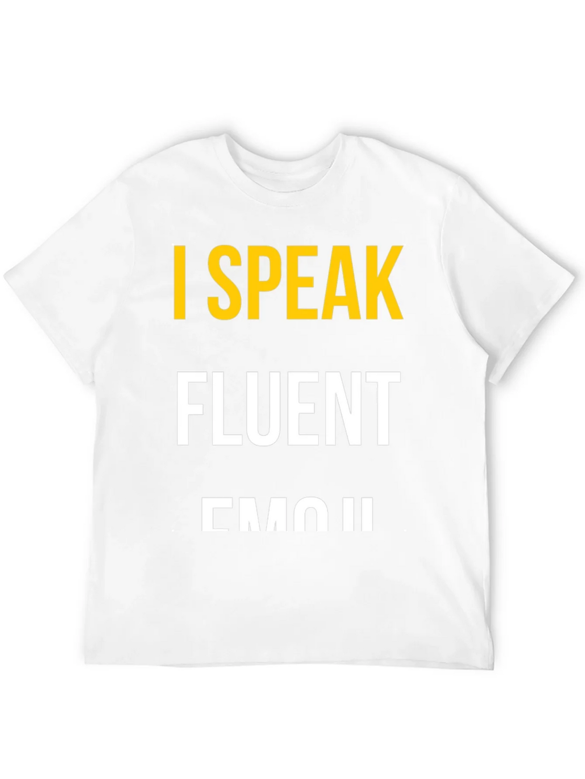 I Speak Fluent Emoji Black Graphic T-Shirt product image 11