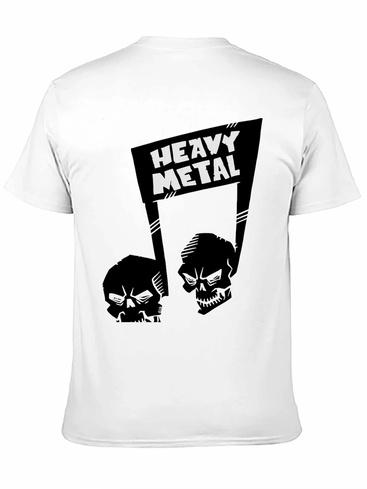 Heavy Metal Skull Graphic T-Shirt product image 2