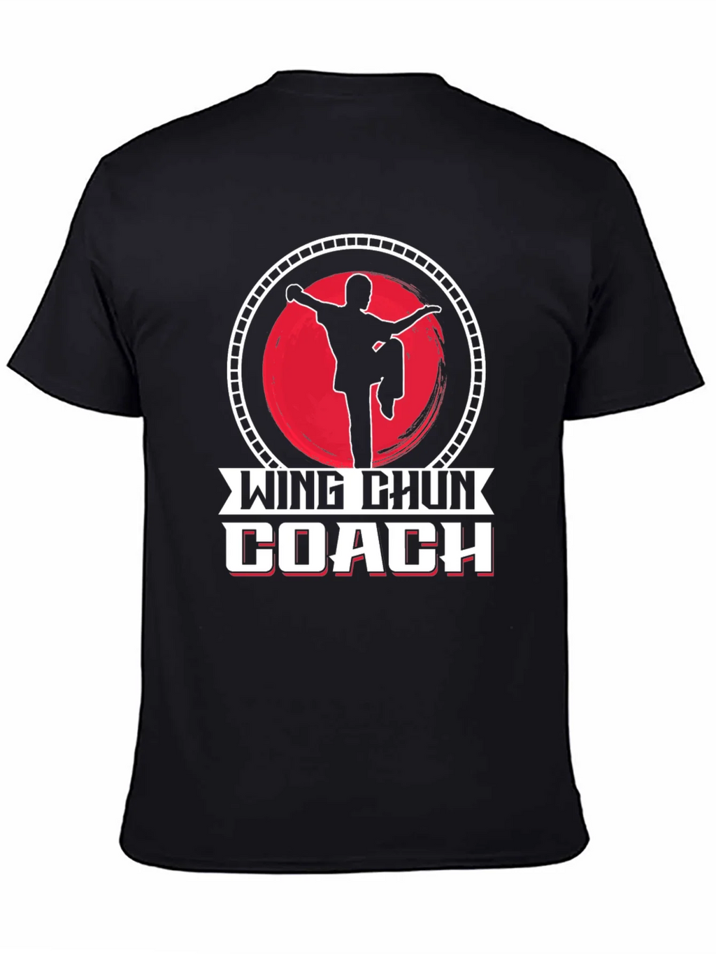 Wing Chun Coach Black T-Shirt product image 4