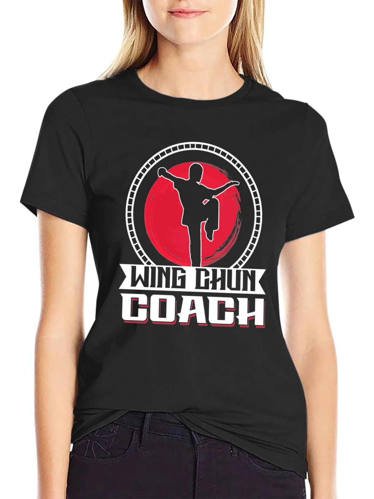 Wing Chun Coach Black T-Shirt product image 2