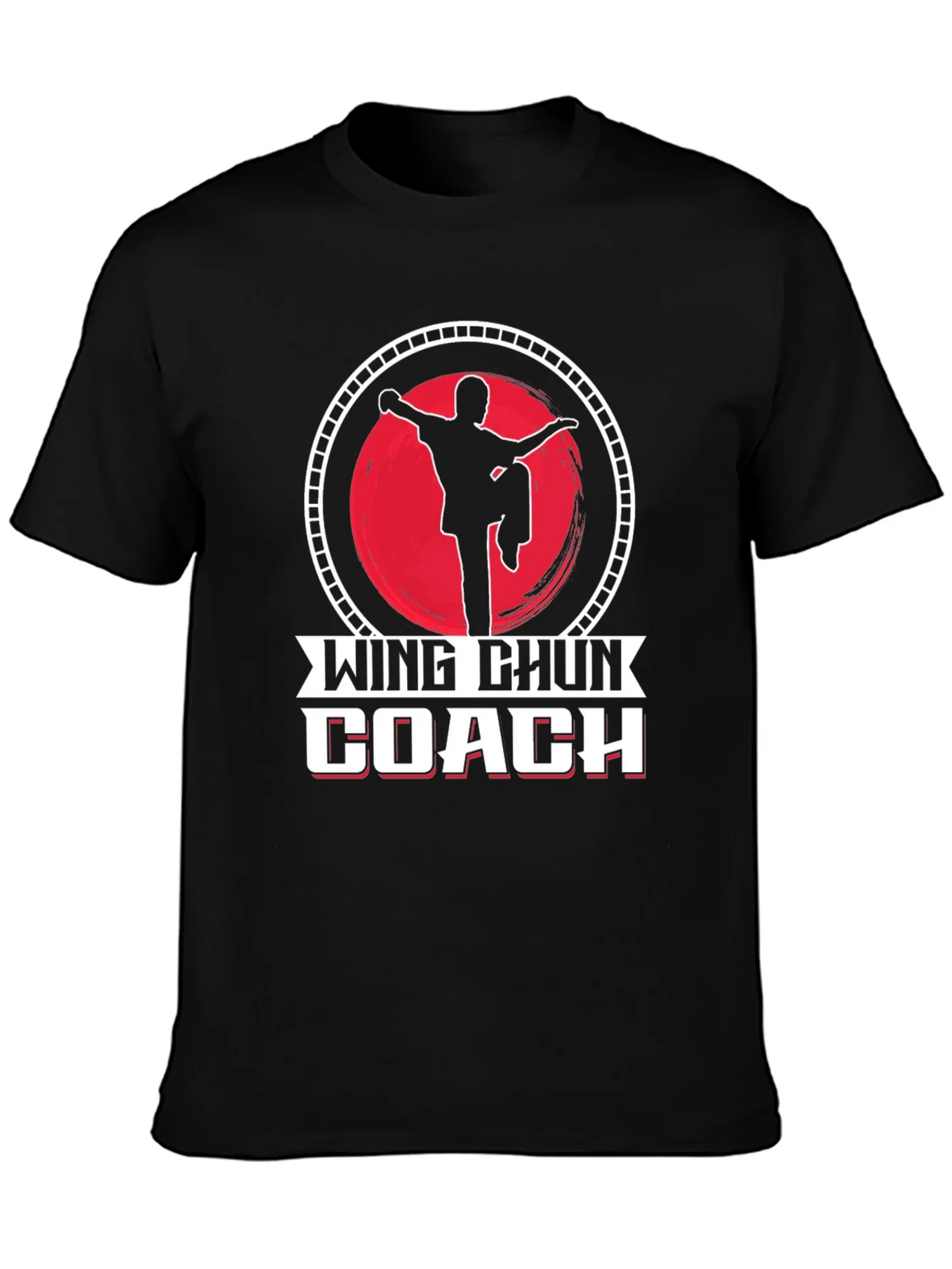 Wing Chun Coach Black T-Shirt product image 3