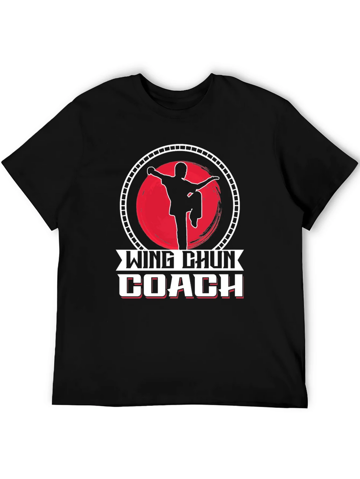 Wing Chun Coach Black T-Shirt product image 5