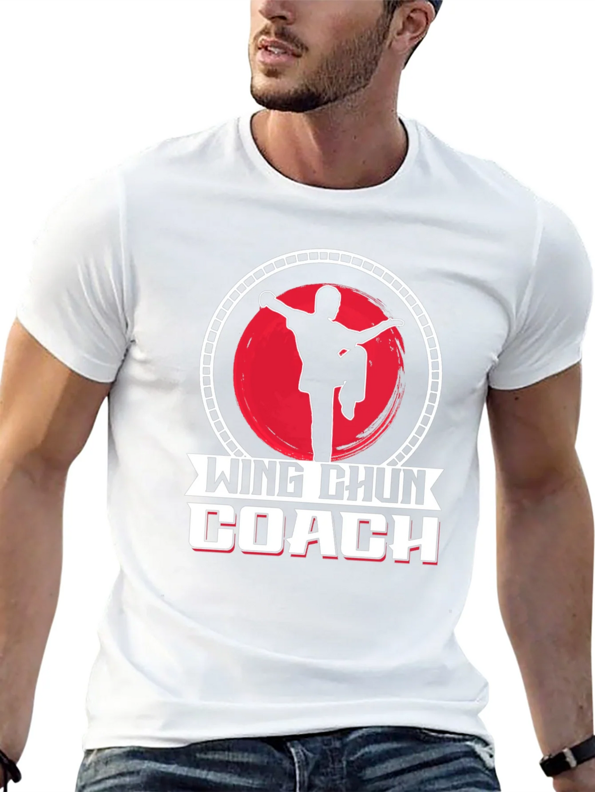 Wing Chun Coach Black T-Shirt product image 12