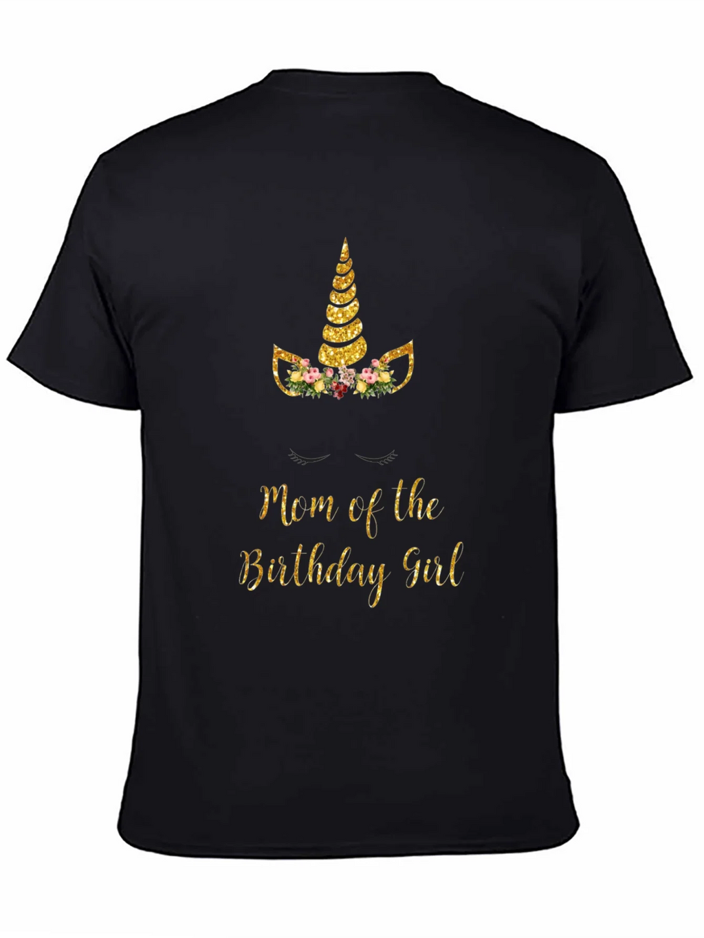Mom of the Birthday Girl Unicorn T-Shirt product image 4