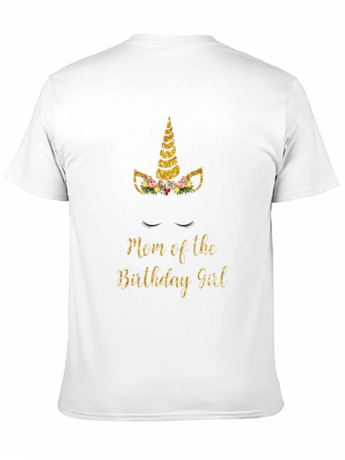 Mom of the Birthday Girl Unicorn T-Shirt product image 10