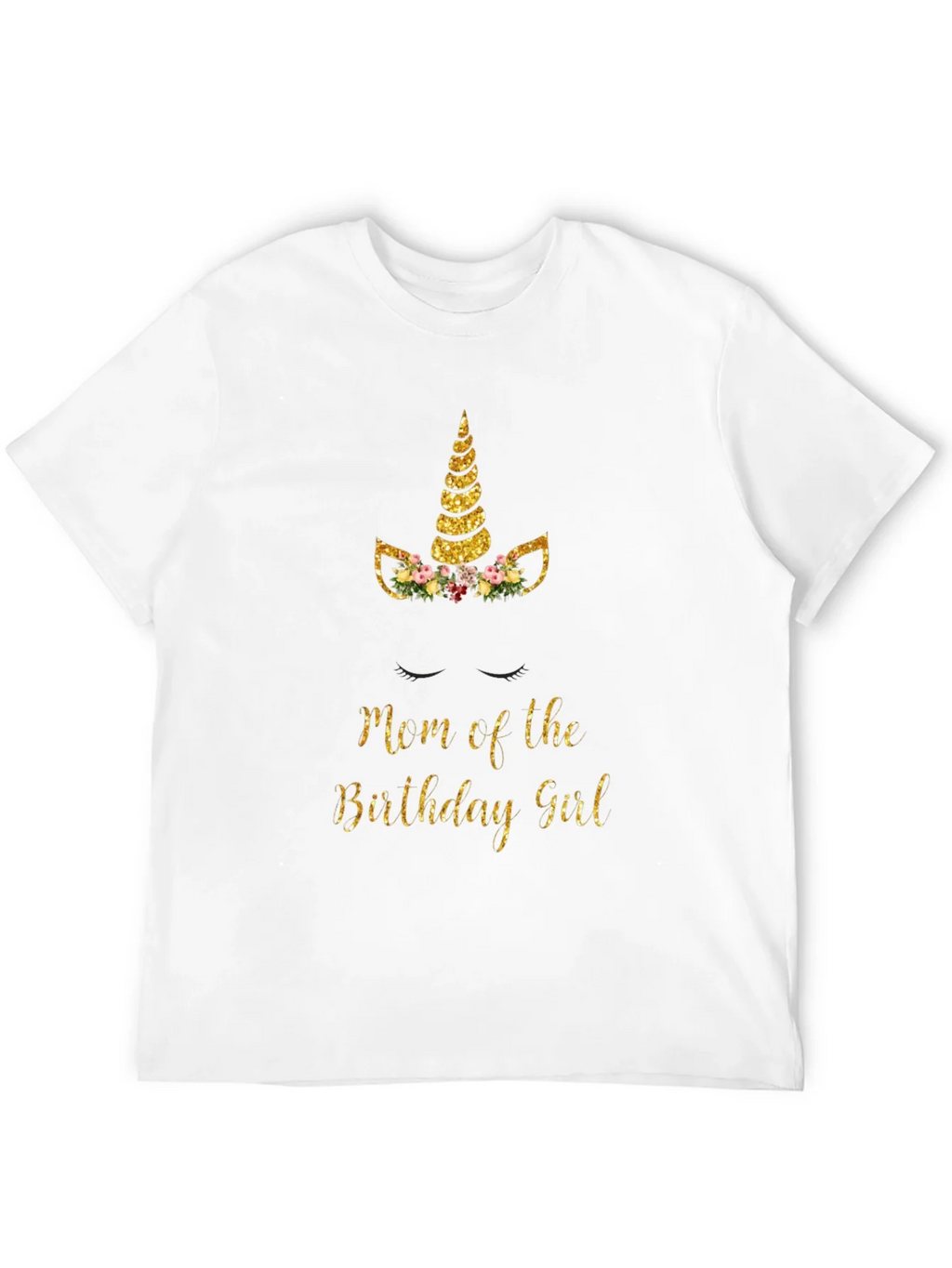 Mom of the Birthday Girl Unicorn T-Shirt product image 11