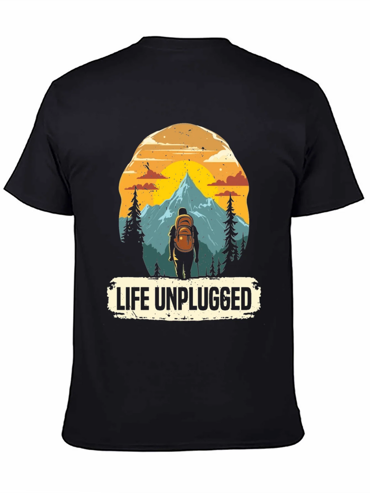 Life Unplugged Graphic Tee - Nature Adventure Shirt product image 7