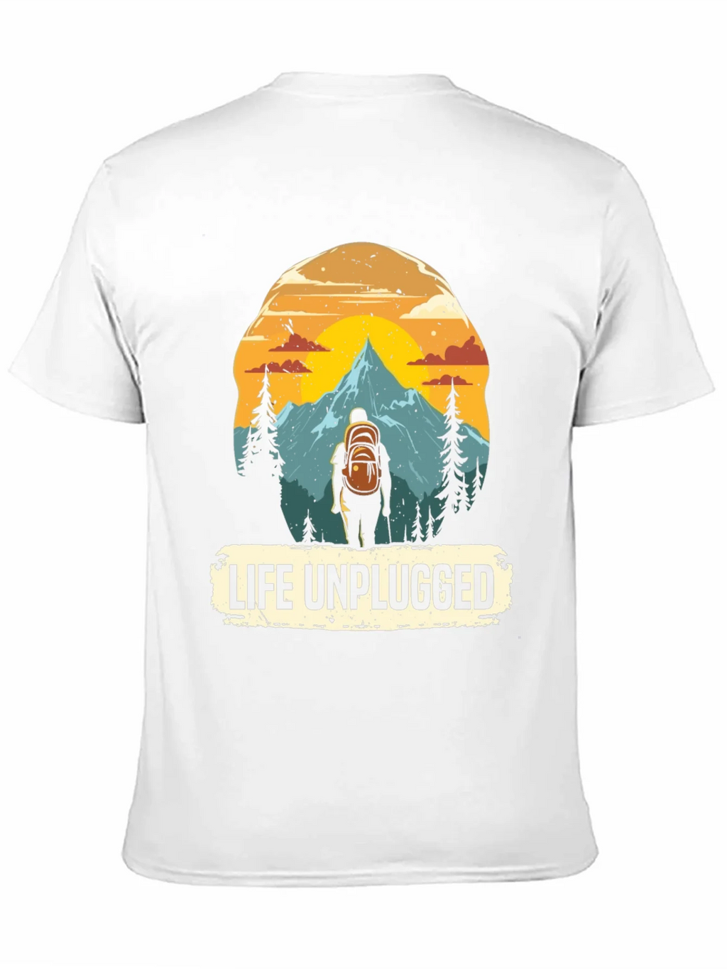 Life Unplugged Graphic Tee - Nature Adventure Shirt product image 2