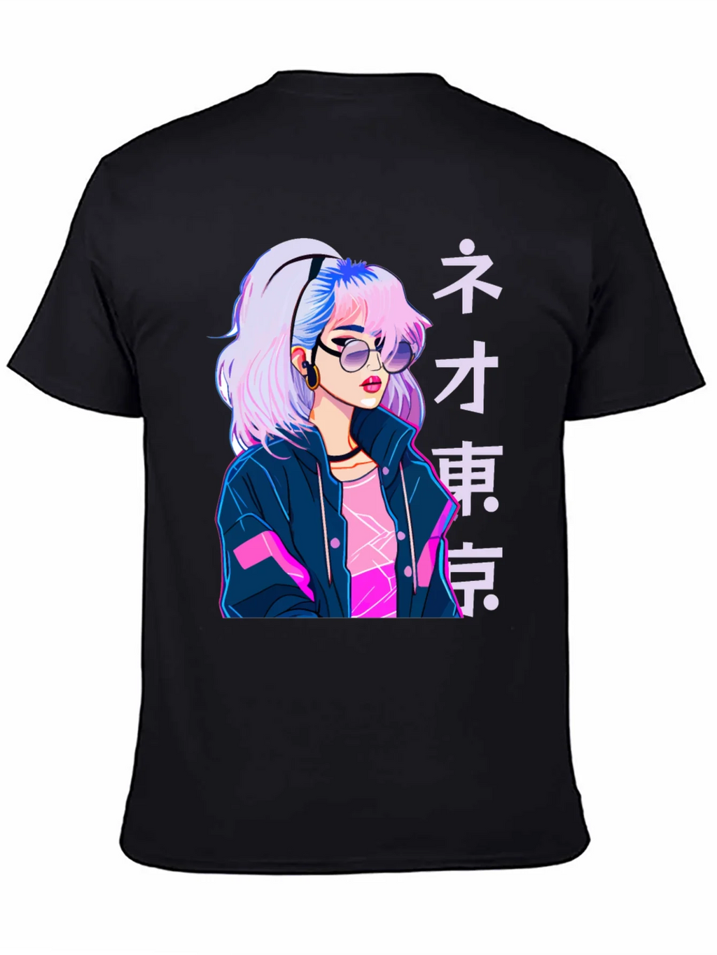Neo Tokyo Girl Graphic Tee - Anime Style product image 7