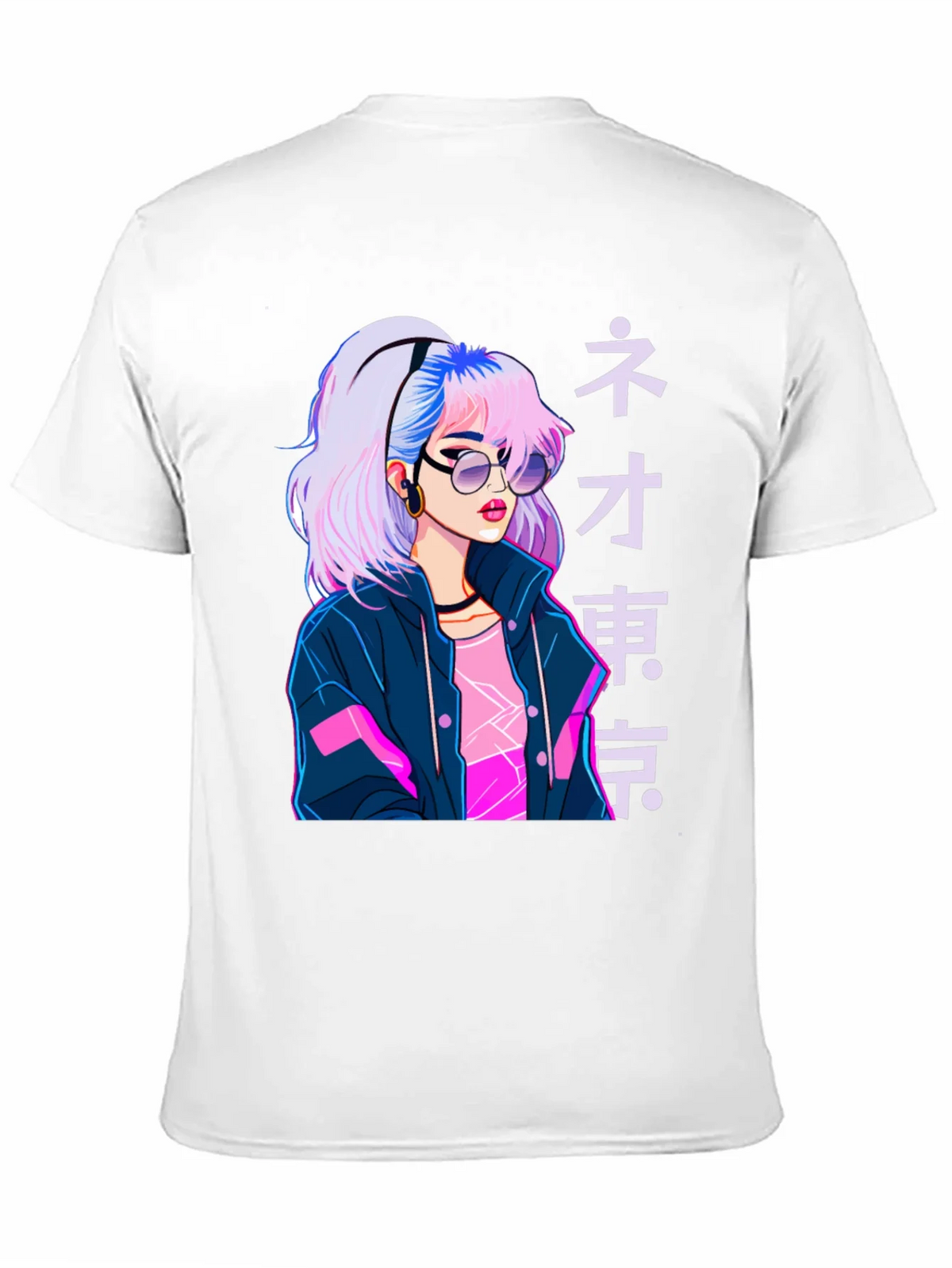 Neo Tokyo Girl Graphic Tee - Anime Style product image 2