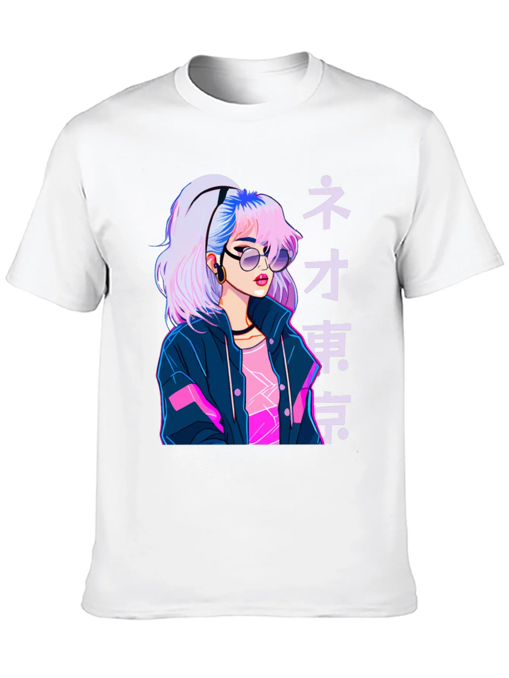 Neo Tokyo Girl Graphic Tee - Anime Style product image 12