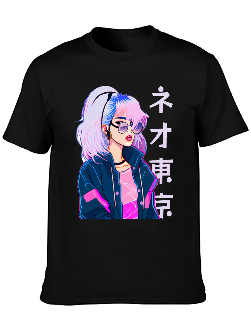 Neo Tokyo Girl Graphic Tee - Anime Style product image 6