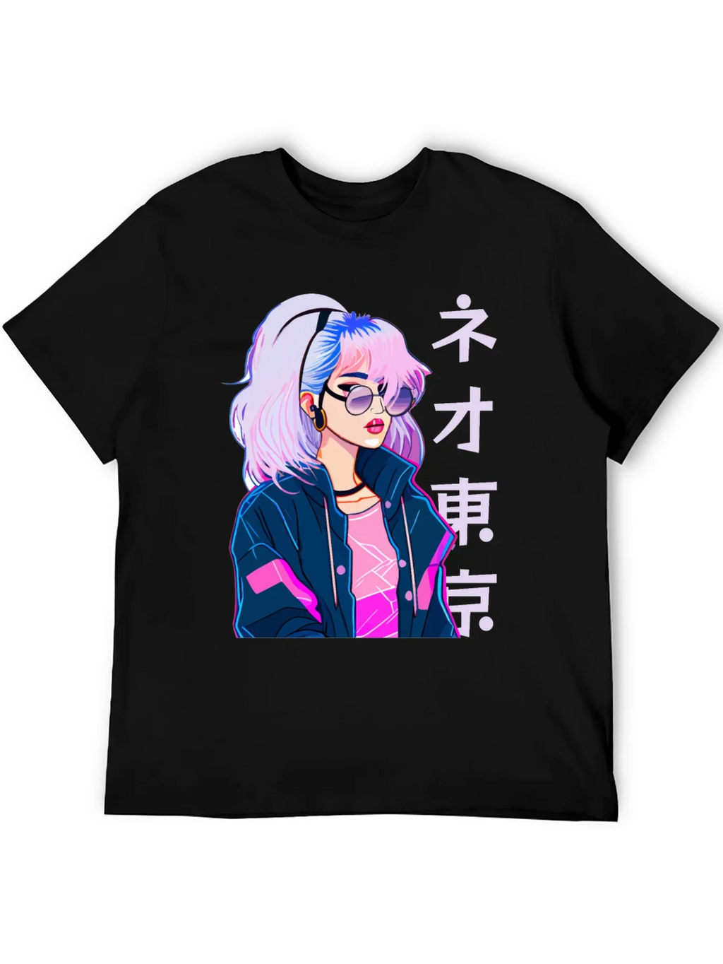 Neo Tokyo Girl Graphic Tee - Anime Style product image 8