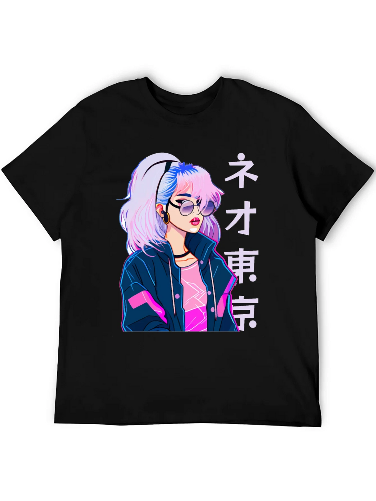 Neo Tokyo Girl Graphic Tee - Anime Style product image 8