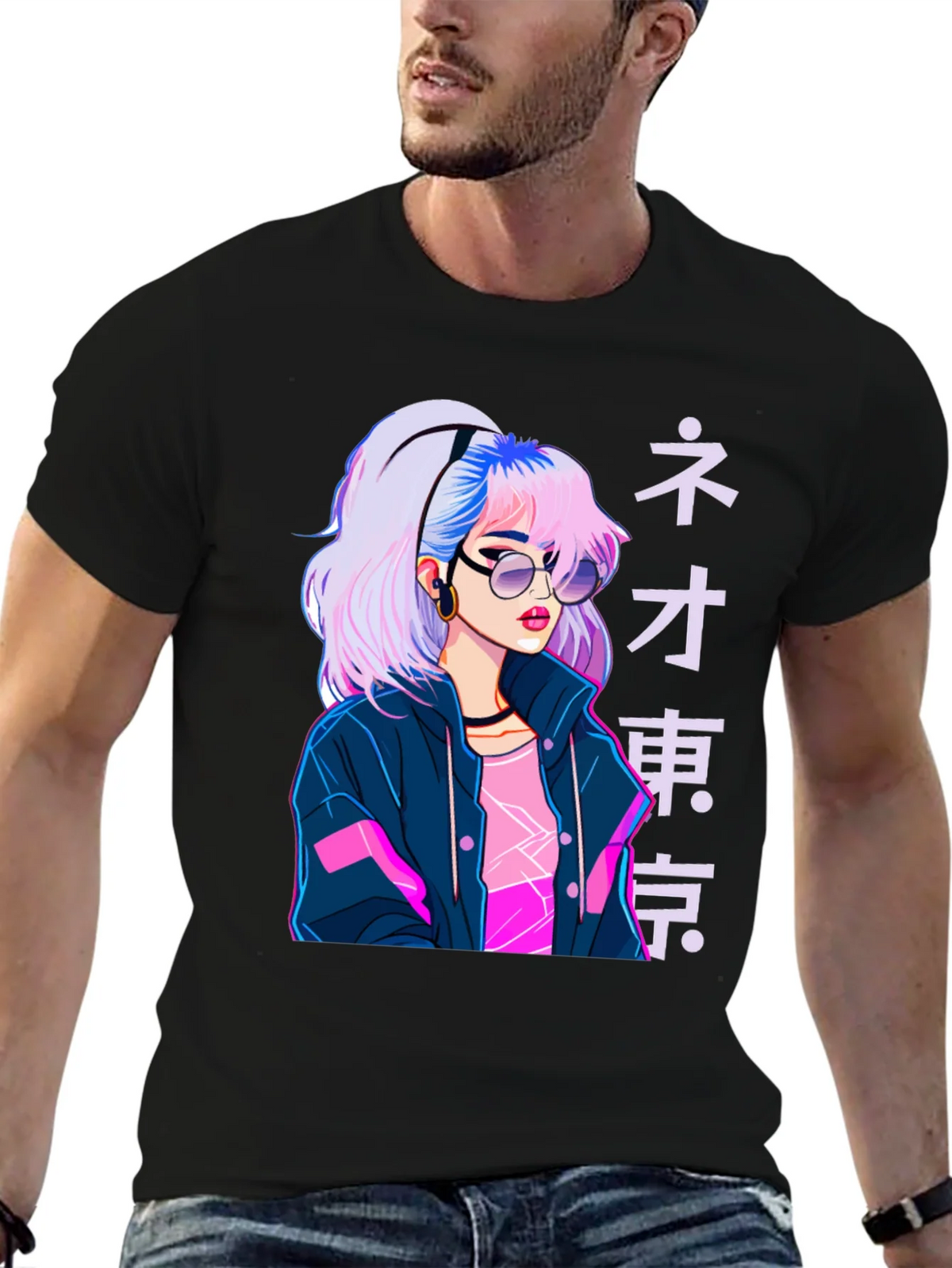 Neo Tokyo Girl Graphic Tee - Anime Style product image 9