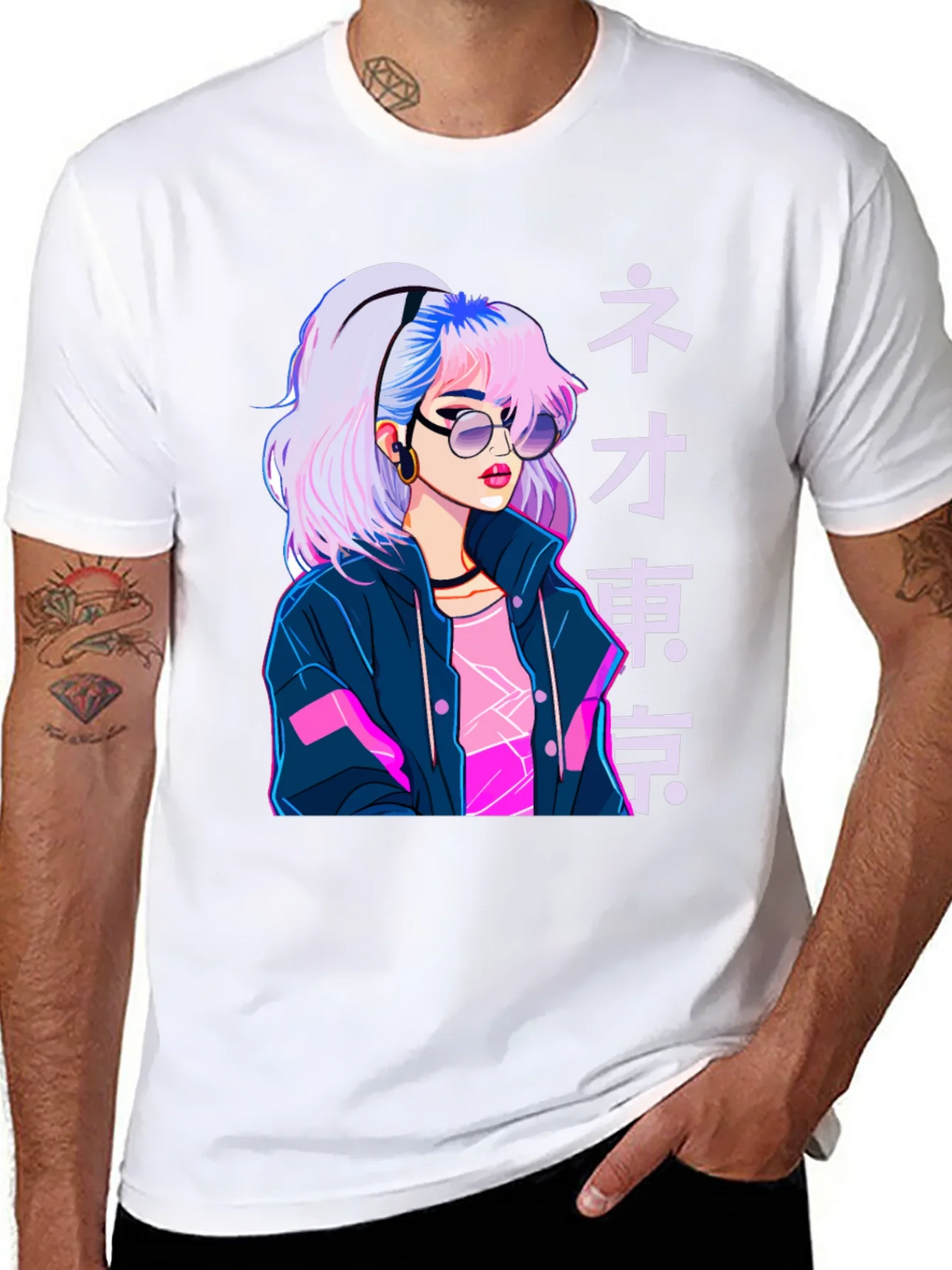 Neo Tokyo Girl Graphic Tee - Anime Style product image 10
