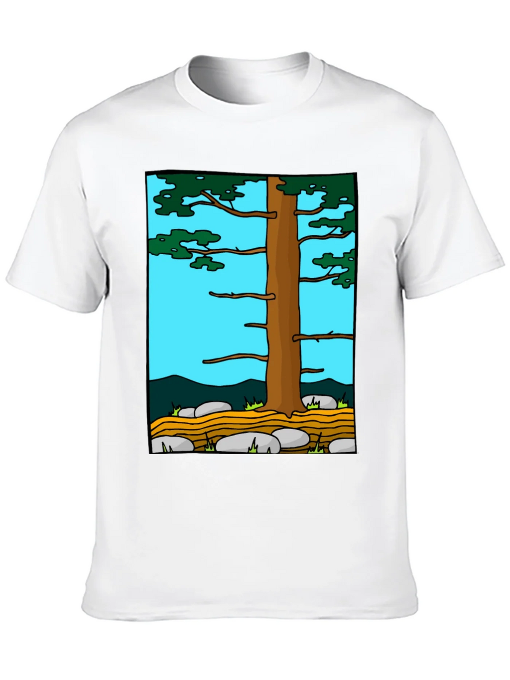 Nature Tree Graphic Tee - Black product image 12