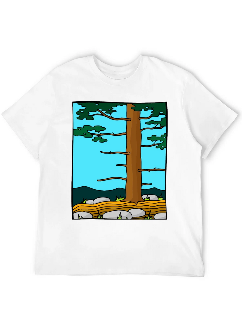 Nature Tree Graphic Tee - Black product image 3