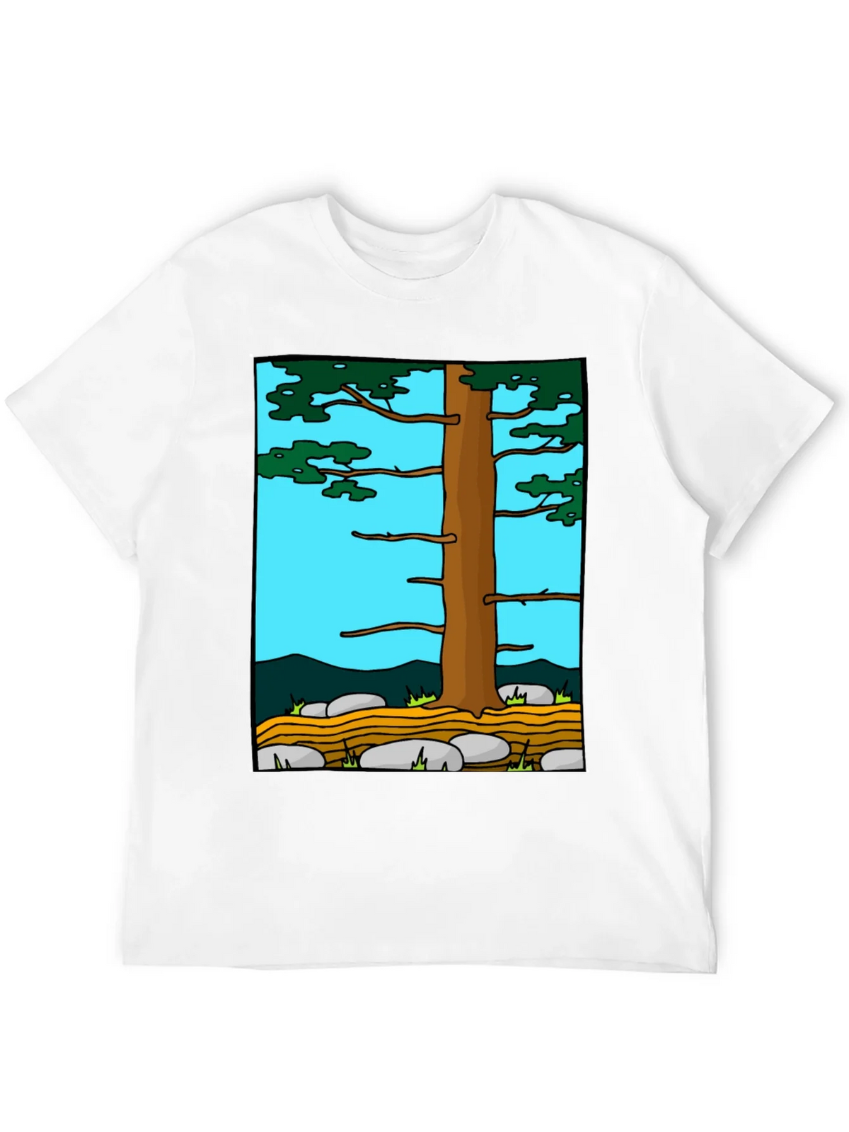 Nature Tree Graphic Tee - Black product image 3
