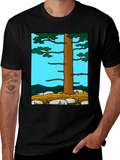 Nature Tree Graphic Tee - Black product image 1