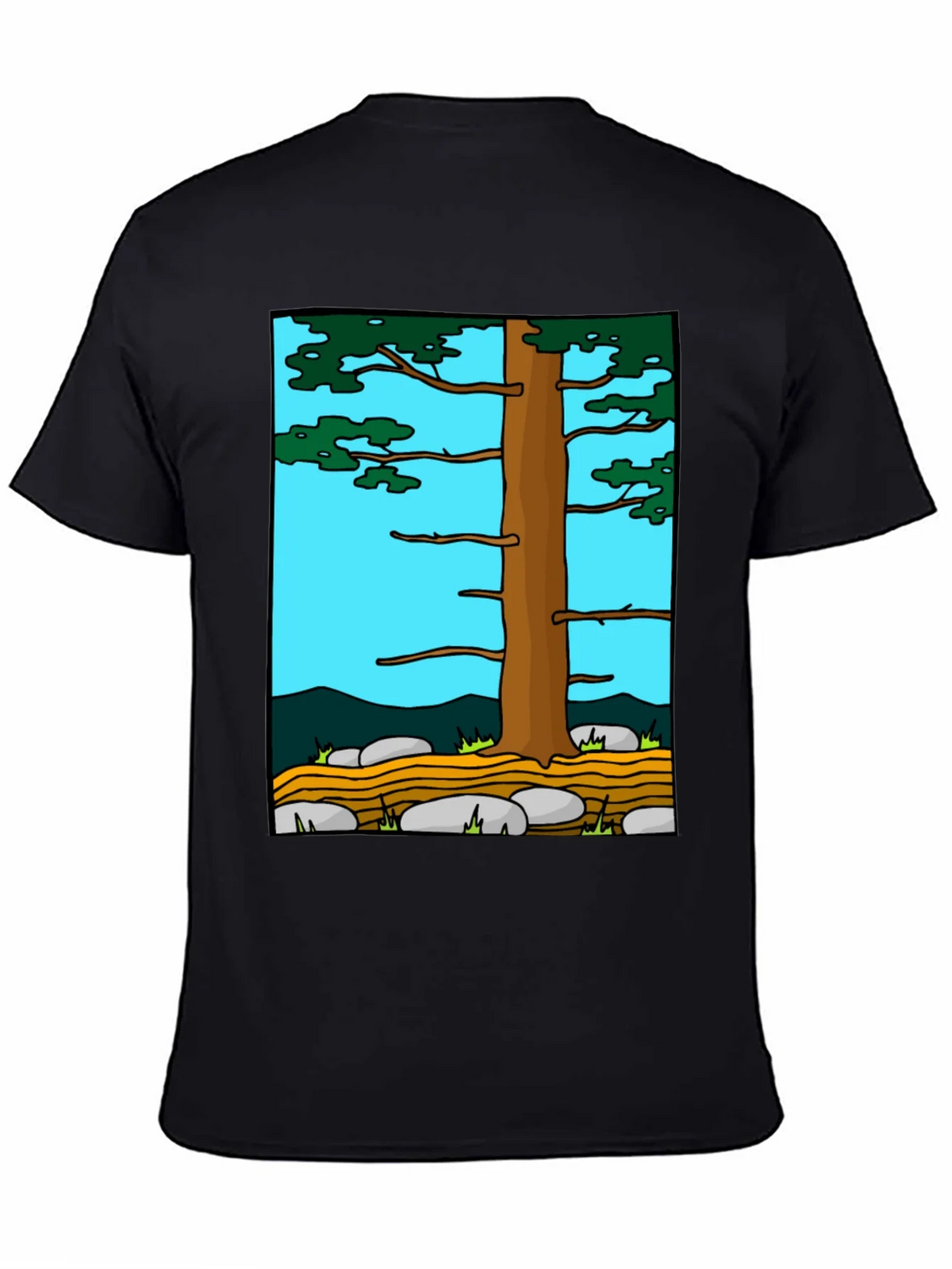 Nature Tree Graphic Tee - Black product image 7