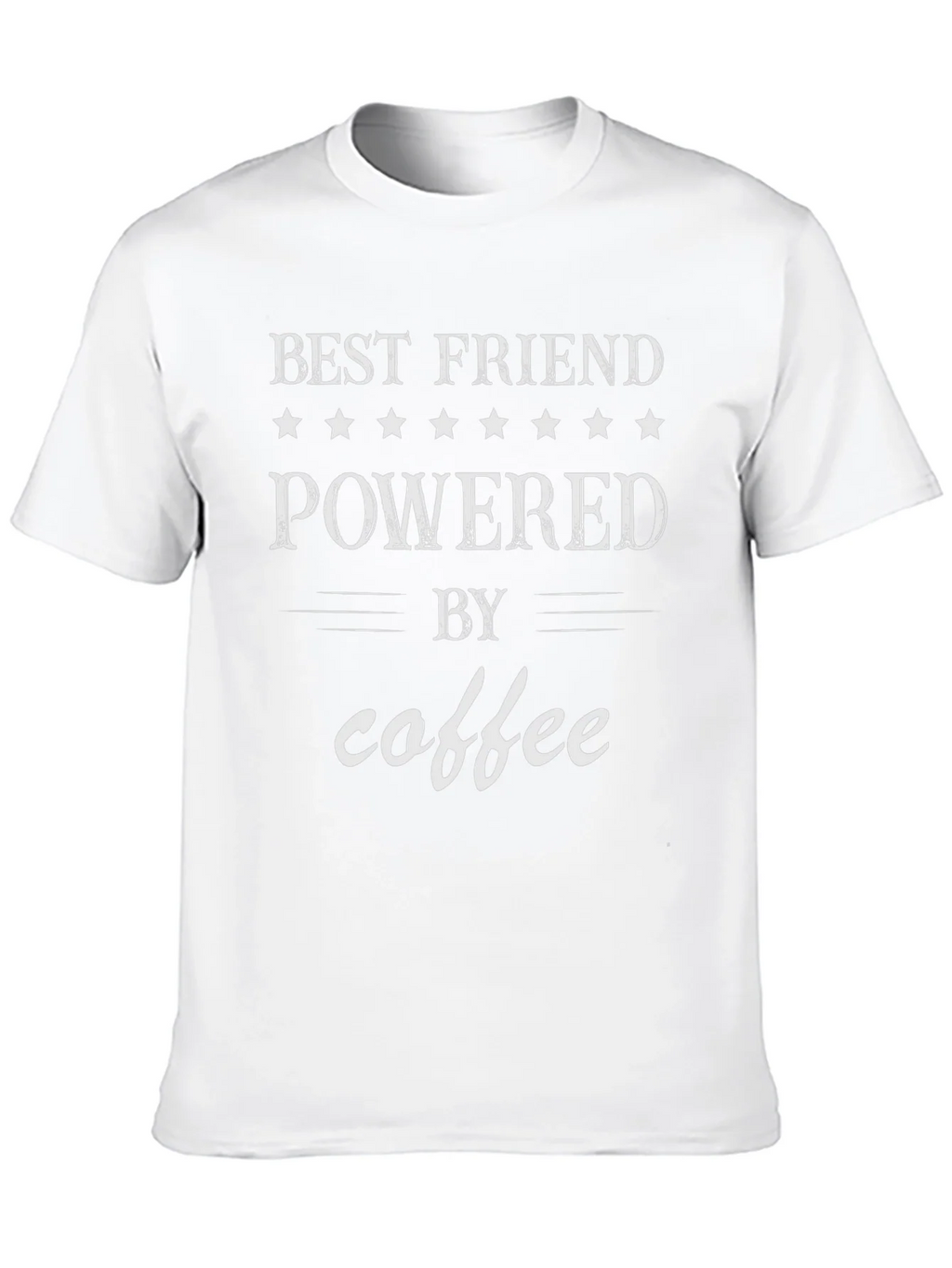 Best Friend Powered By Coffee T-Shirt product image 12