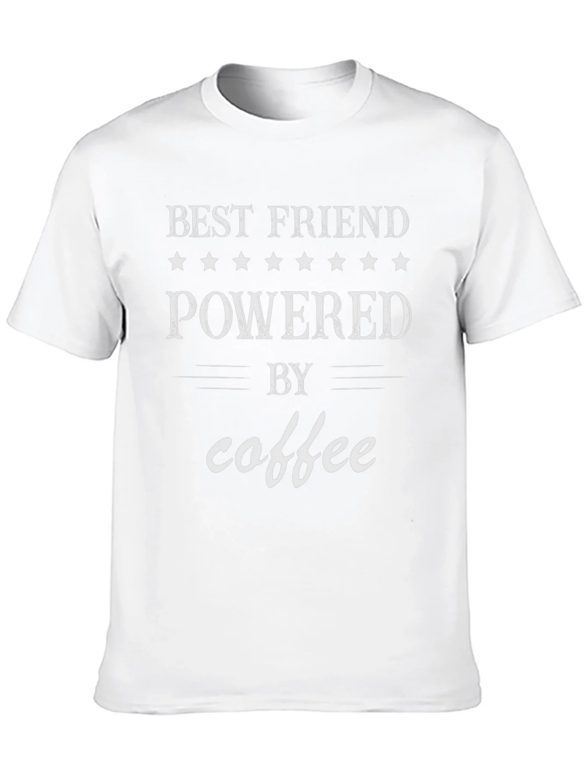 Best Friend Powered By Coffee T-Shirt product image 12