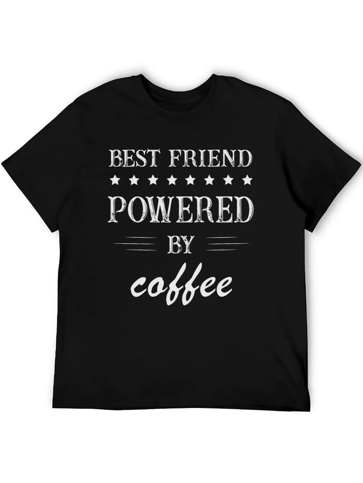 Best Friend Powered By Coffee T-Shirt product image 8