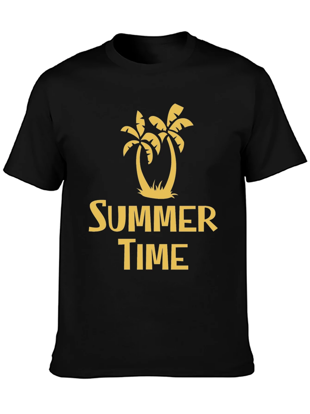 Summer Time Palm Tree Graphic Tee - Black product image 6