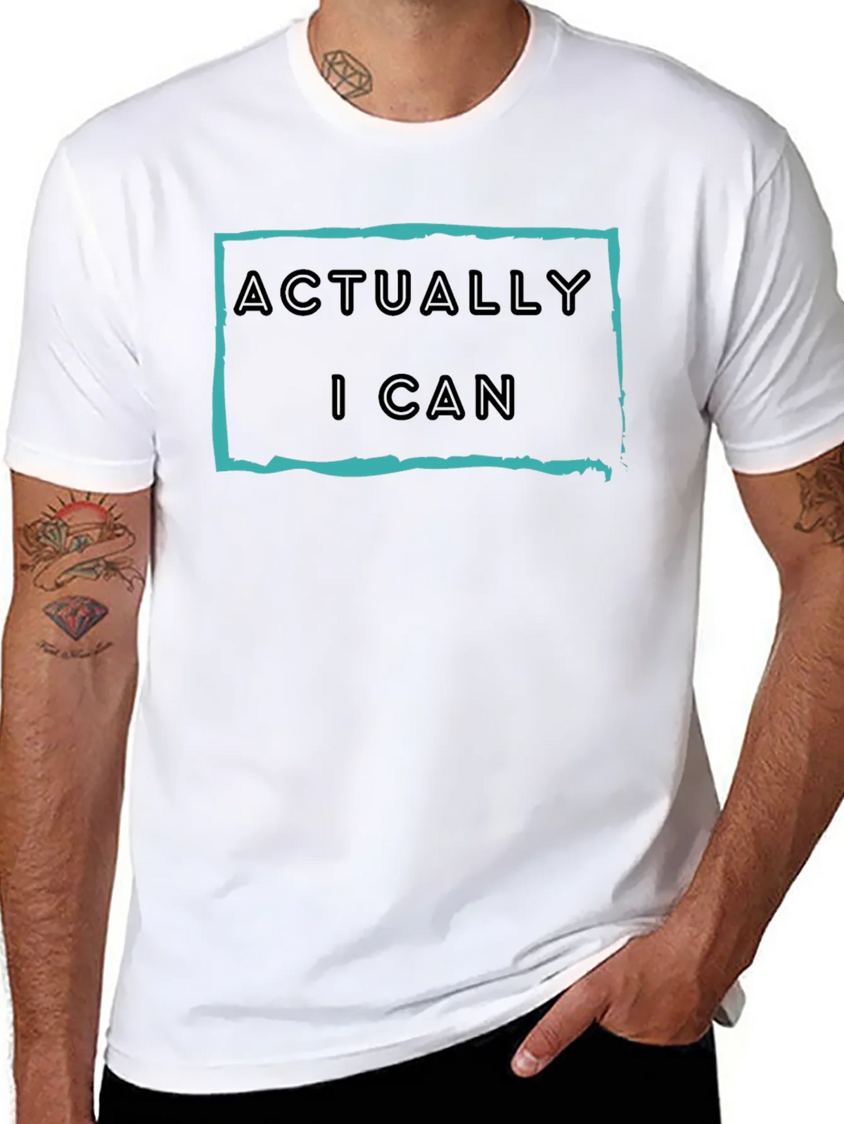 Actually I Can Graphic T-Shirt - Motivational Tee product image 7