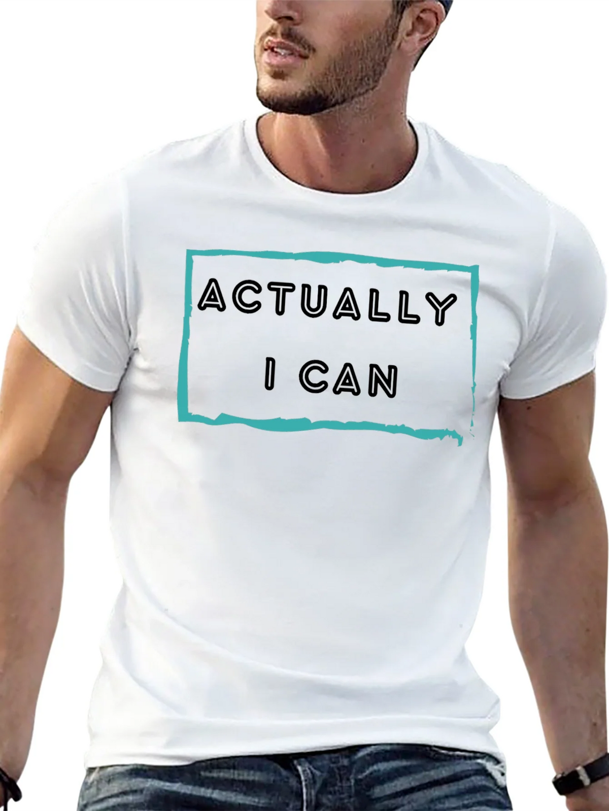 Actually I Can Graphic T-Shirt - Motivational Tee product image 12