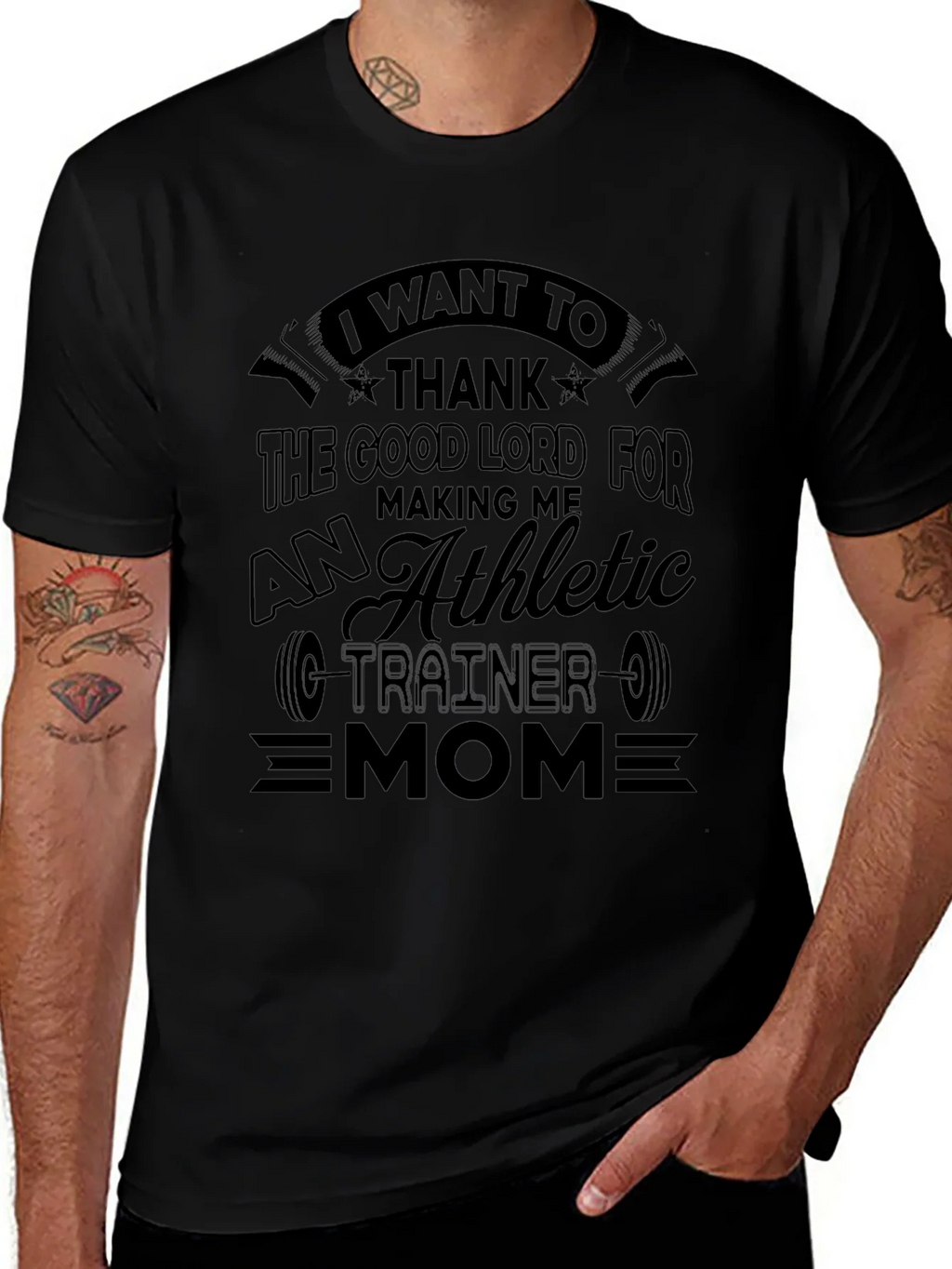 Athletic Trainer Mom Graphic T-Shirt product image 1