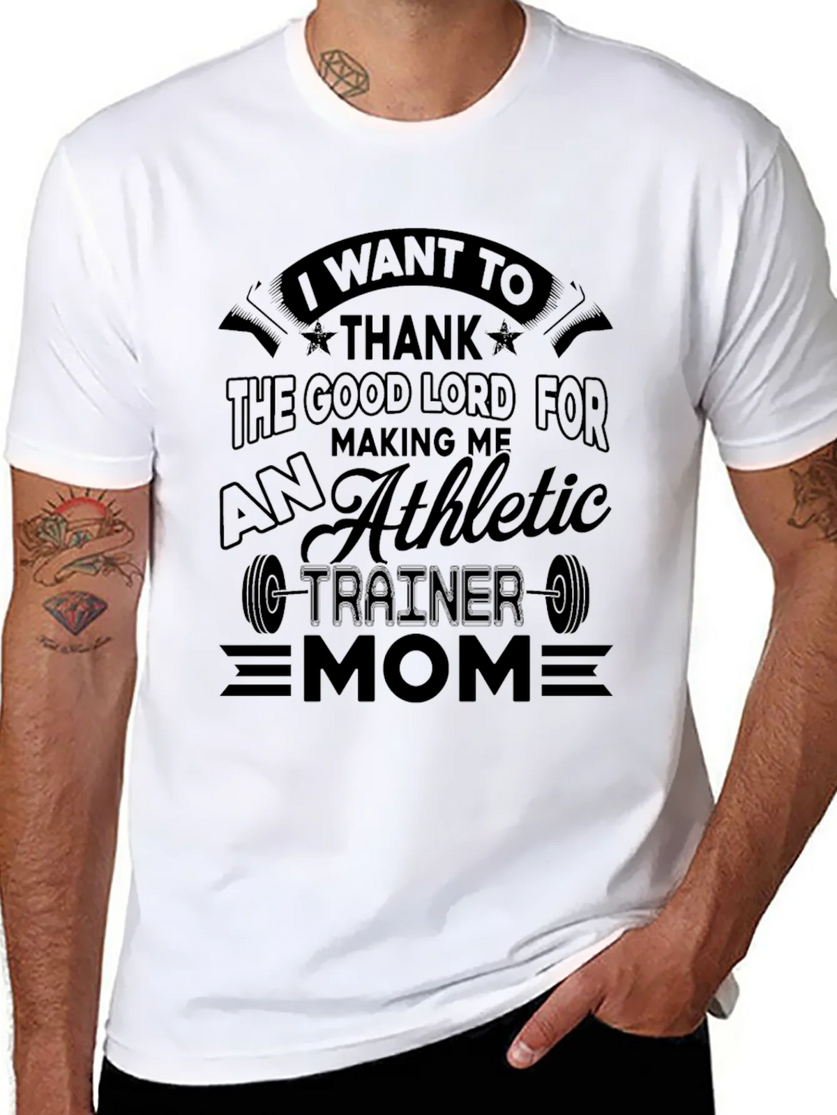 Athletic Trainer Mom Graphic T-Shirt product image 7