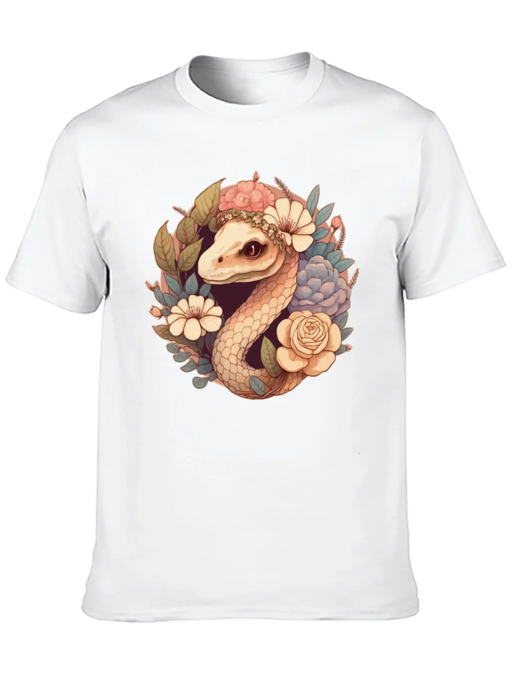 Floral Snake Graphic Tee - Stylish Comfort product image 9