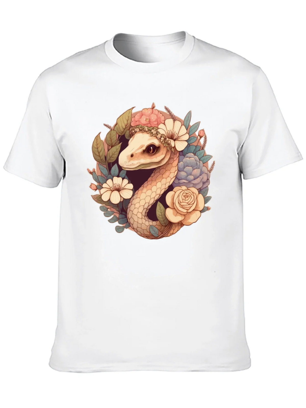 Floral Snake Graphic Tee - Stylish Comfort product image 9