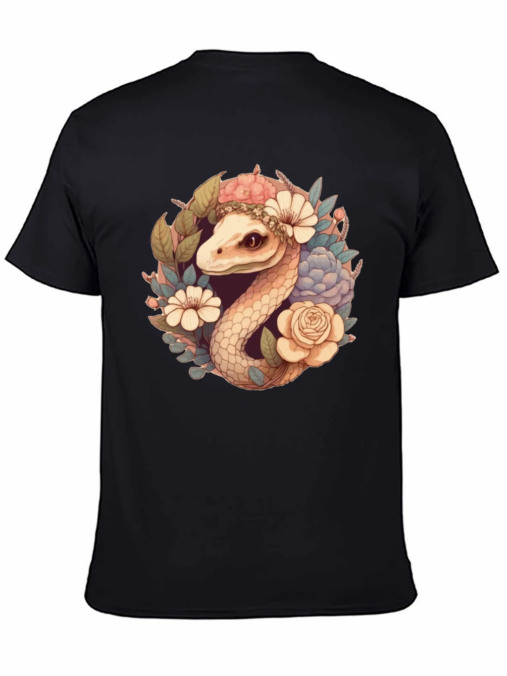 Floral Snake Graphic Tee - Stylish Comfort product image 4