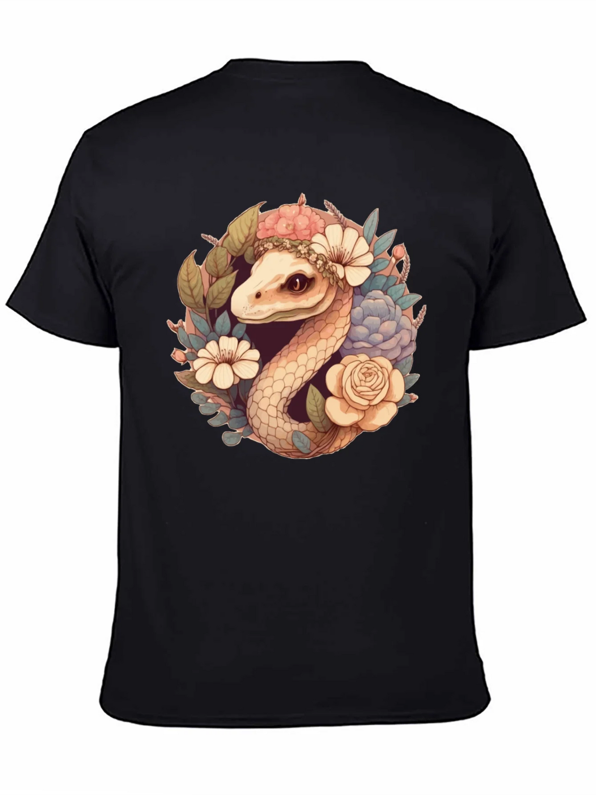Floral Snake Graphic Tee - Stylish Comfort product image 4