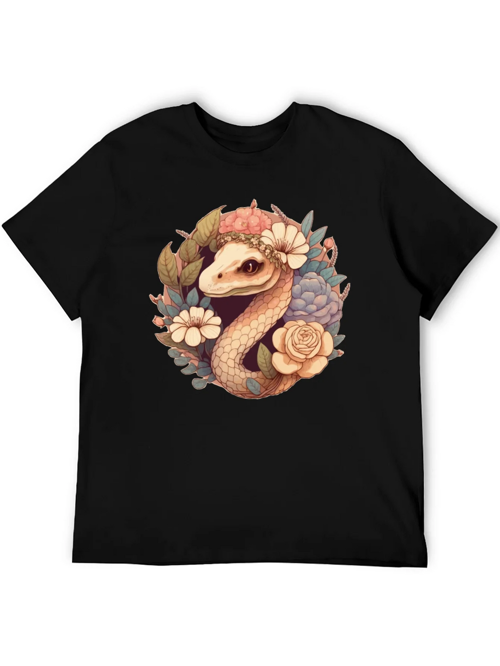 Floral Snake Graphic Tee - Stylish Comfort product image 5