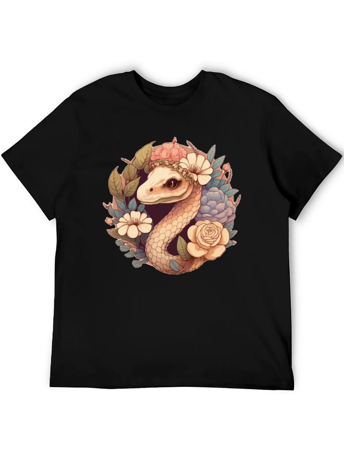 Floral Snake Graphic Tee - Stylish Comfort product image 5