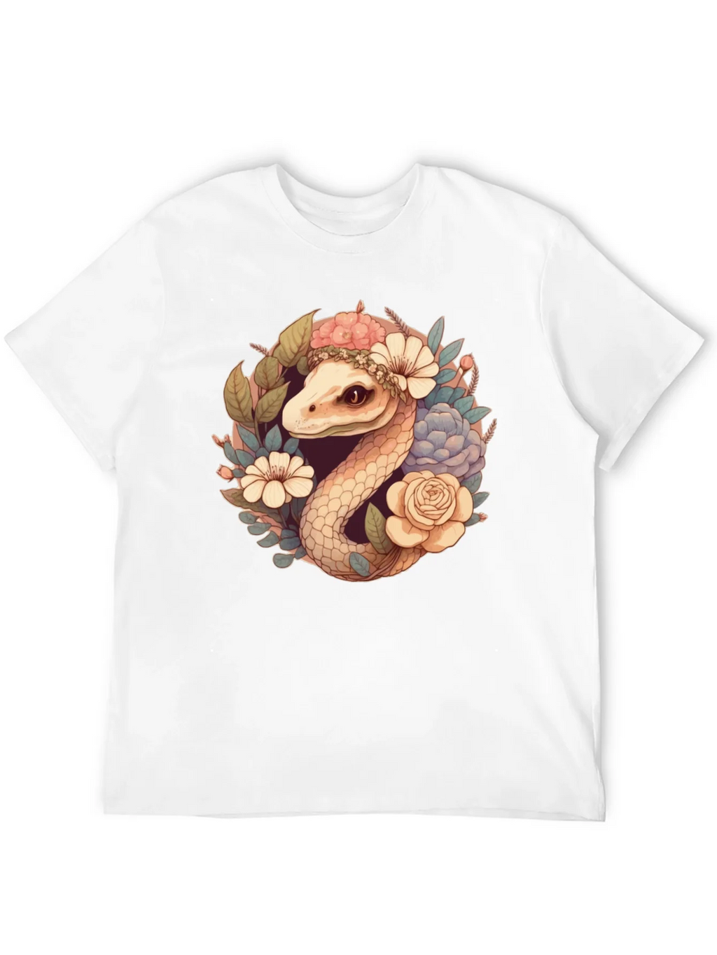 Floral Snake Graphic Tee - Stylish Comfort product image 11