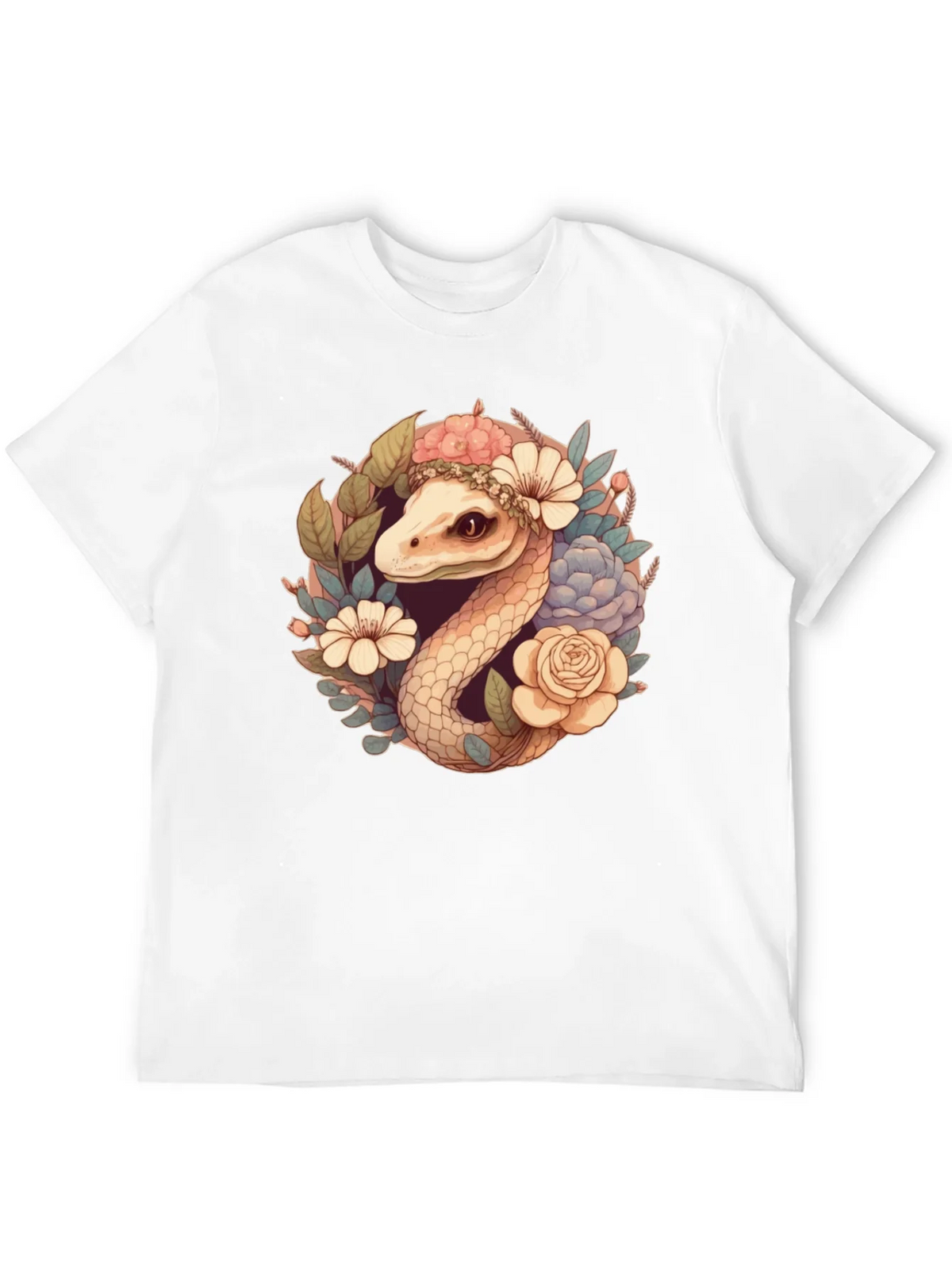 Floral Snake Graphic Tee - Stylish Comfort product image 11