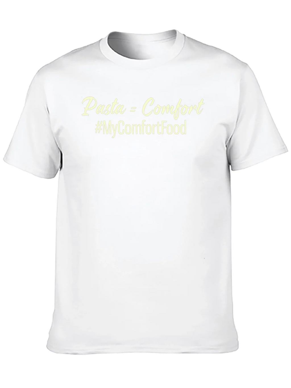 Pasta = Comfort Food T-Shirt - Unisex Black Tee product image 9