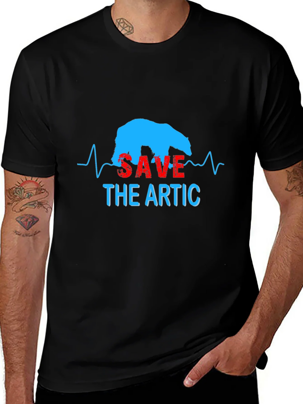 Save the Arctic T-Shirt - Polar Bear Graphic Tee product image 1